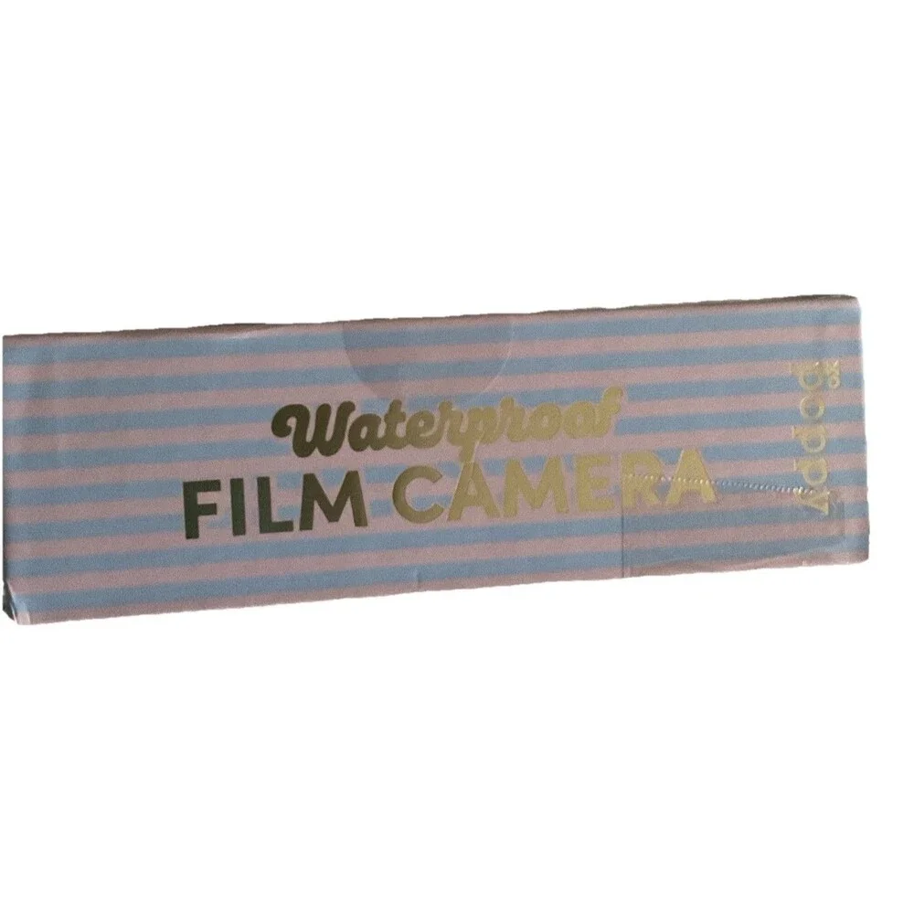Poppy Lavender And Pink Waterproof Film Camera With Black & White Film Included
